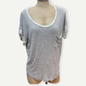Splendid striped pocket tee‎ large